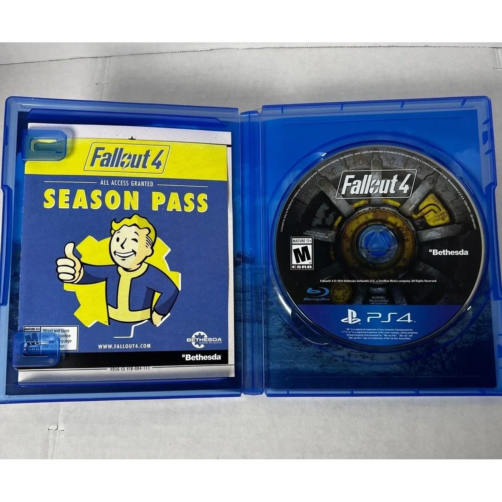 Fallout 4 Sony PlayStation 4 PS4 Action RPG Bethesda Game Studios 2015 CIB